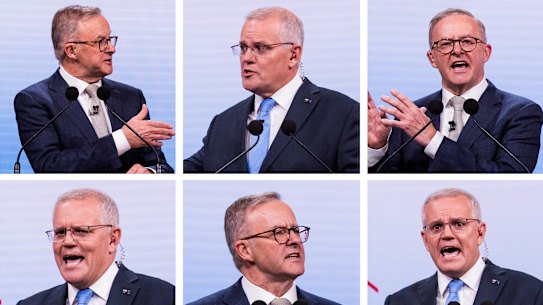 Scott Morrison vs Anthony Albanese great debate