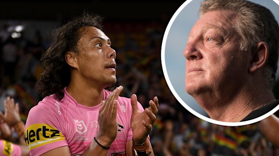 Jarome Luai and Phil Gould. 