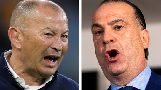 Eddie Jones and Peter V’landys.