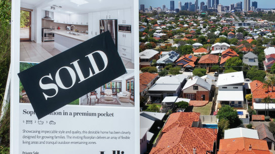 Houses in Perth are worth more than Melbourne.
