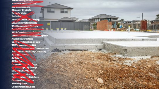 Thirty-one residential building companies in WA have collapsed under the weight of cost and labour pressures in the past 12 months, according to ASIC.