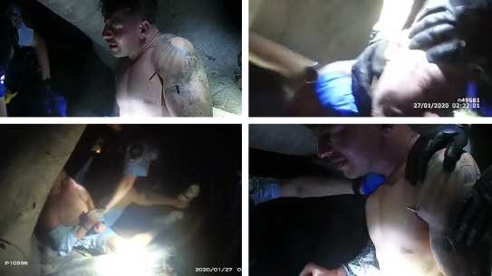 Footage of the Raiders star being pepper sprayed and Tasered was played during his second day in court.