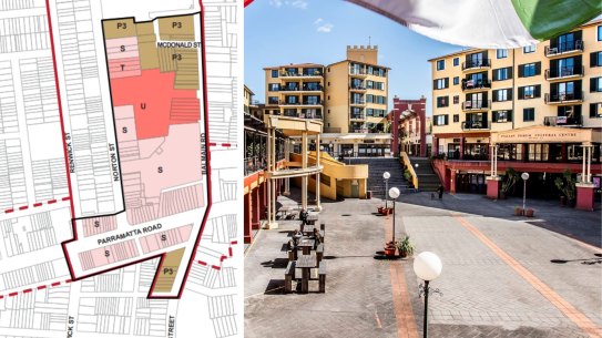 The Italian Forum in Leichhardt could be the home of new high rise buildings under a state government plan.