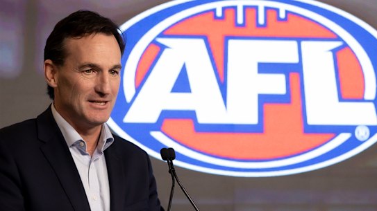 Andrew Dillon has defended his leadership team at the AFL.