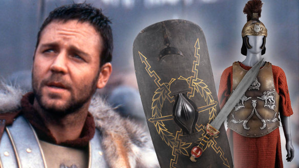 Russell Crowe movie props are up for sale.