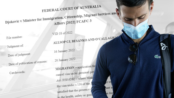 Novak Djokovic was deported from Australia the last time he was in the country.