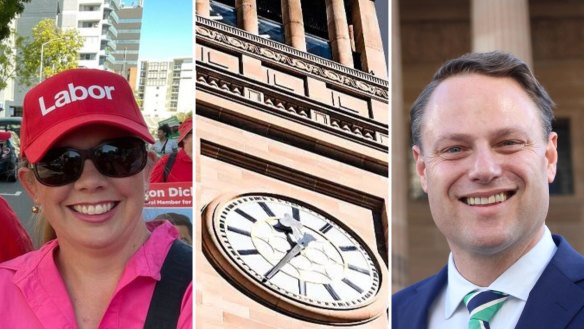 Labor has confirmed Tracey Price (left) will challenge LNP Lord Mayor Adrian Schrinner (right) at the 2024 council elections.