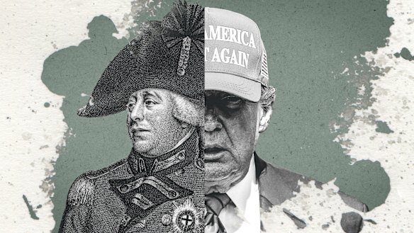 ‘Mad’ King George III and US President Donald Trump.