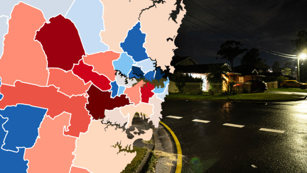 The Sydney suburbs with the most murders, victims and alleged killers