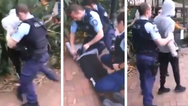 ‘You didn’t have to hurt me’: NSW policeman guilty of assault on teen