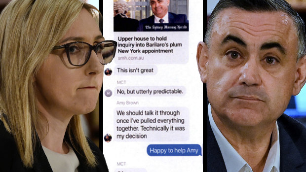 ‘This isn’t great’: Private text messages revealed amid Barilaro fallout