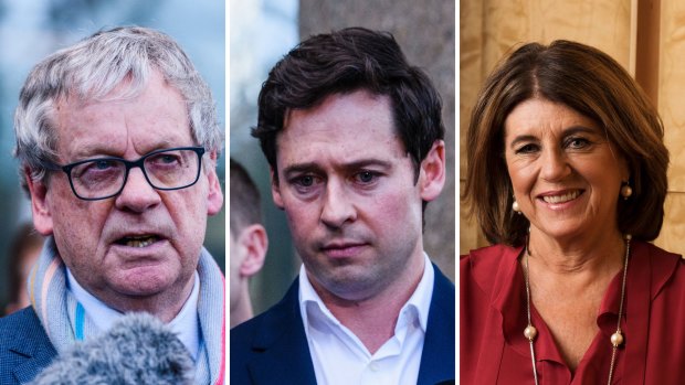 Chris Masters, Nick McKenzie and Caroline WIlson were honoured at the Walkley Awards.