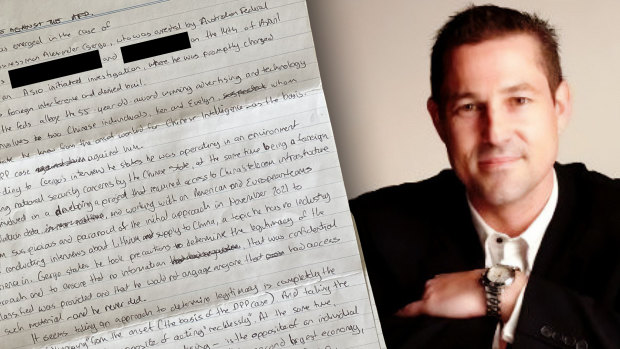 ‘Lived with fear’: Bondi man accused of spying for China opens up in prison letter