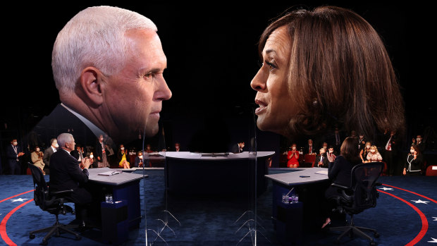 Harris plays it safe as Pence shifts debate to 'packing and fracking'