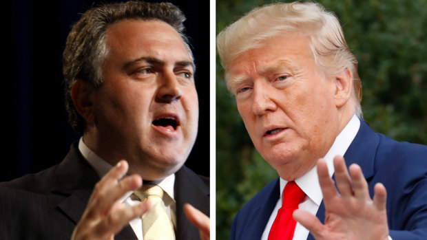 Joe Hockey confirms. Donald Trump never cheats … at golf