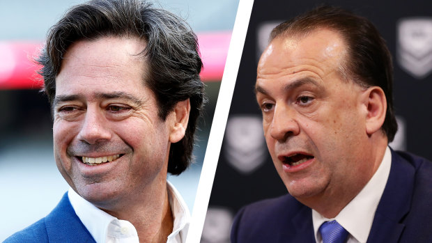 ‘I know who the boss is’: Gillon McLachlan primed for showdown with Peter ‘Showbags’ V’landys