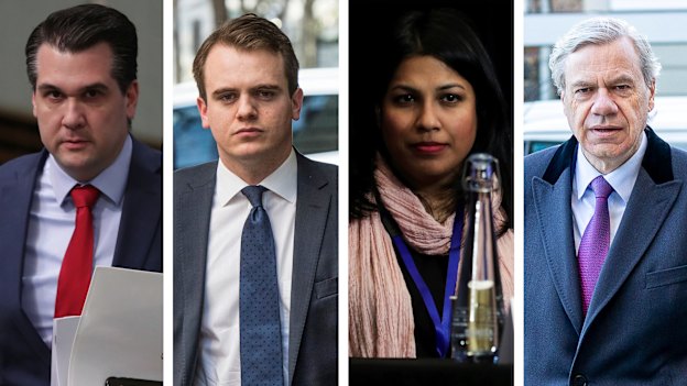 Conservative players: Michael Sukkar, Marcus Bastiaan, Karina Okotel and Michael Kroger.