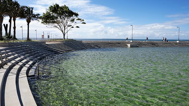 Built in 1932, Wynnum Wading Pool remains a popular place to cool off during summer in Brisbane.
