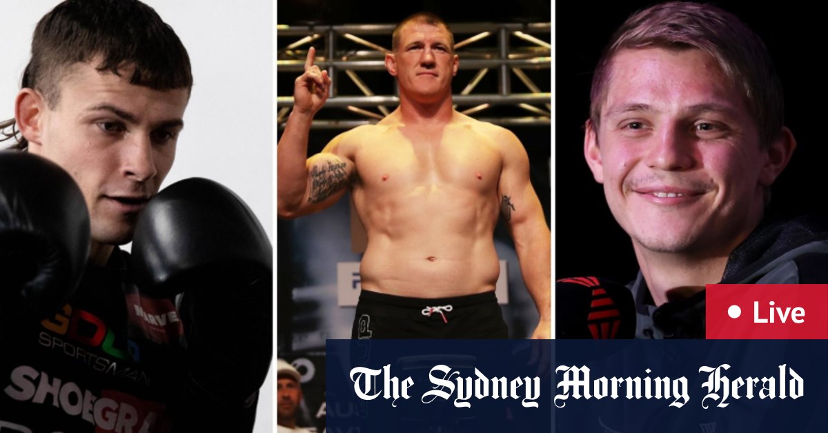 Paul Gallen v Kris Terzievski LIVE updates: Former Cronulla Sharks enforcer takes on Victorian young gun in Newcastle – Sydney Morning Herald