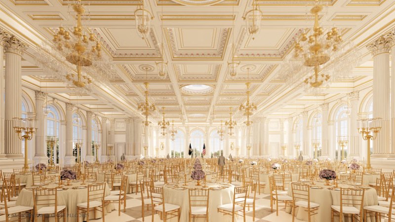 Trump to start building $311 million White House ballroom in September