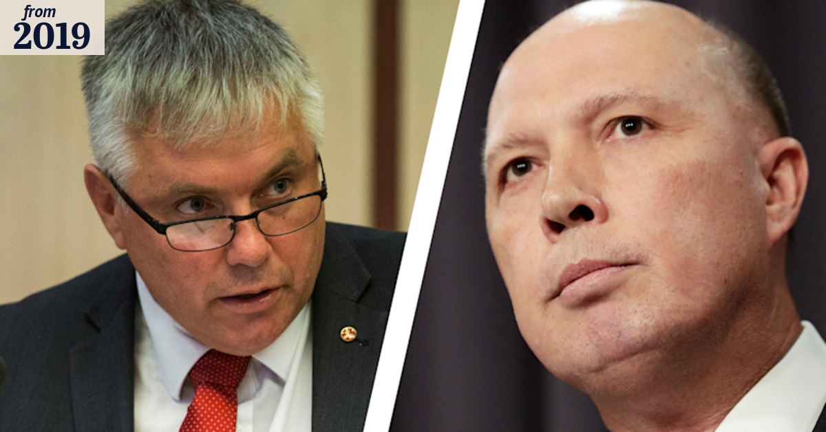 Peter Dutton savages Rex Patrick over press freedom remarks in ...