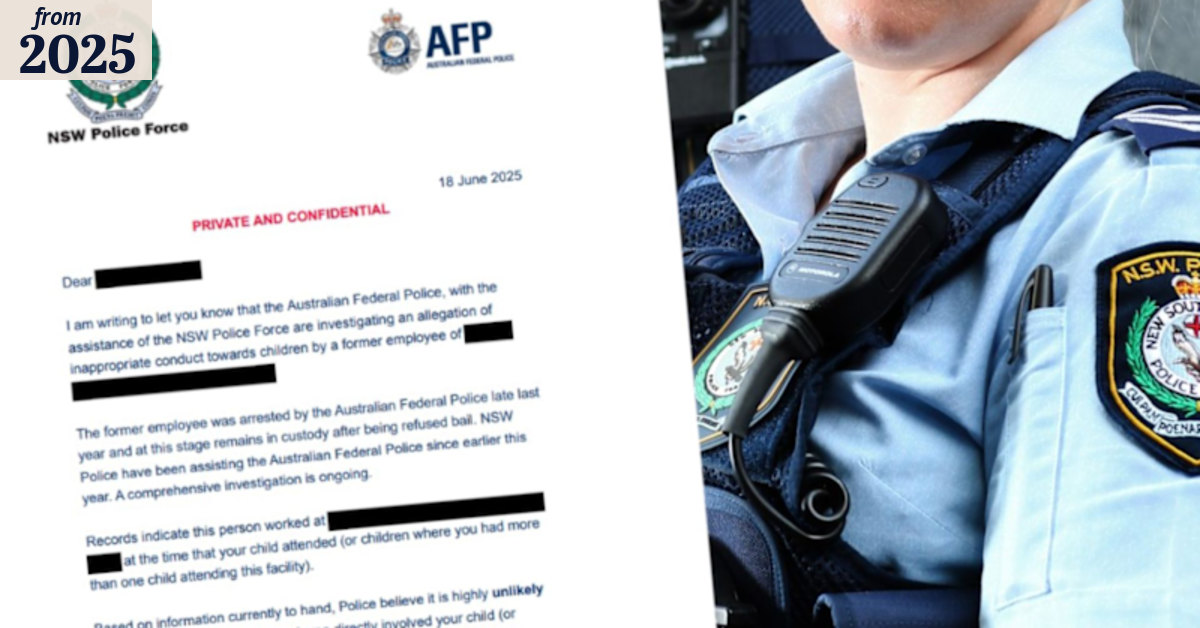 NSW Police, AFP issue more than 1200 letters over man’s alleged child ...