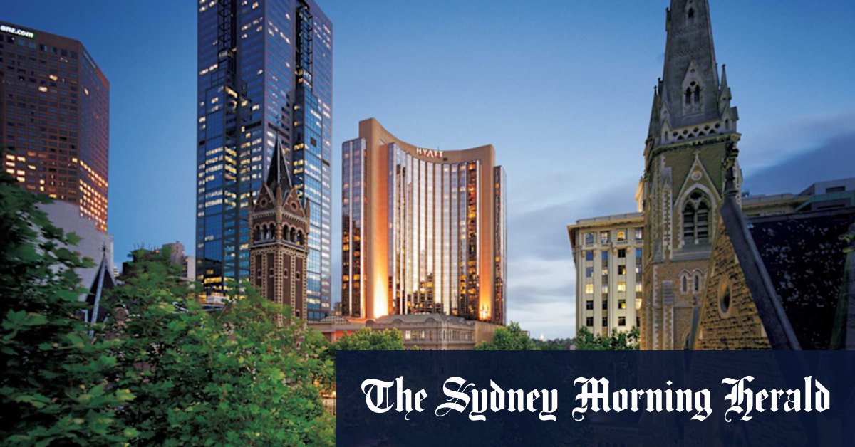 Opened nearly 40 years ago, this Melbourne hotel still lives up to its grand name