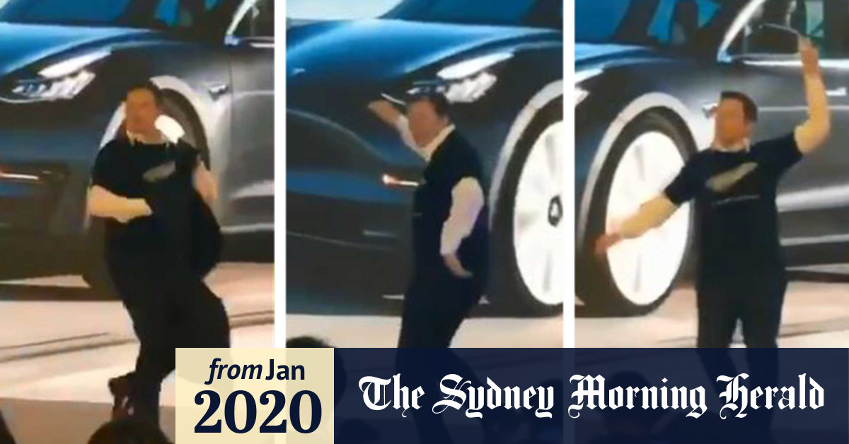 A Dancing Elon Musk Launches First Cars Built At New China Factory