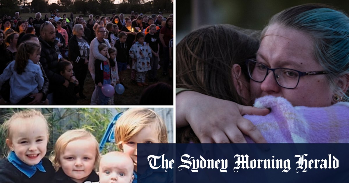 Corio shed fire: Hundreds attend vigil for three siblings killed in blaze - Vimarsana News