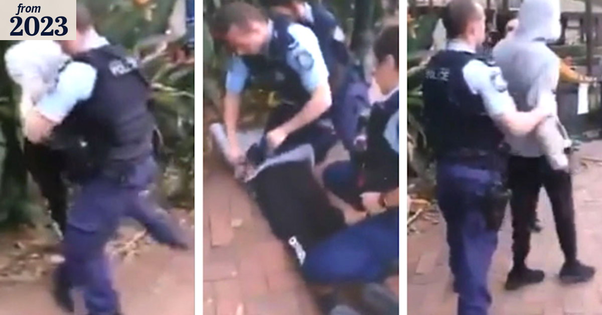 NSW Police officer Ryan Barlow found guilty of assault on Sydney teen