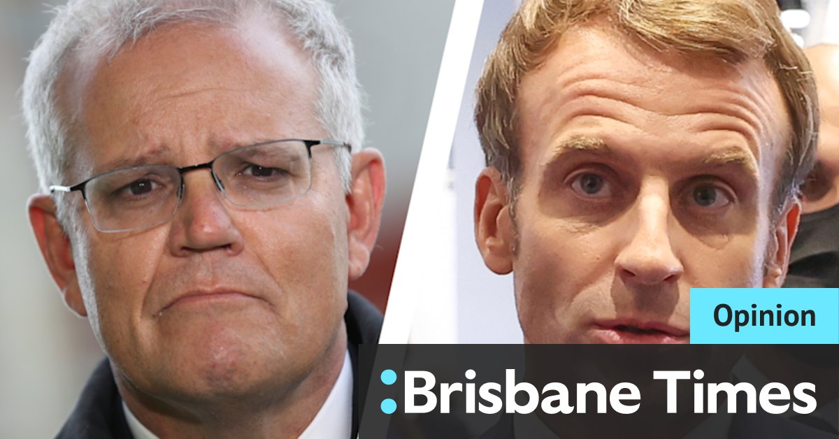 Scott Morrison Emmanuel Macron: 'I don't think, I know': Macron breaks through Morrison's fog of spin - Vimarsana News