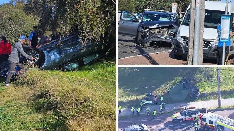 Man dead after two-car crash on northern beaches