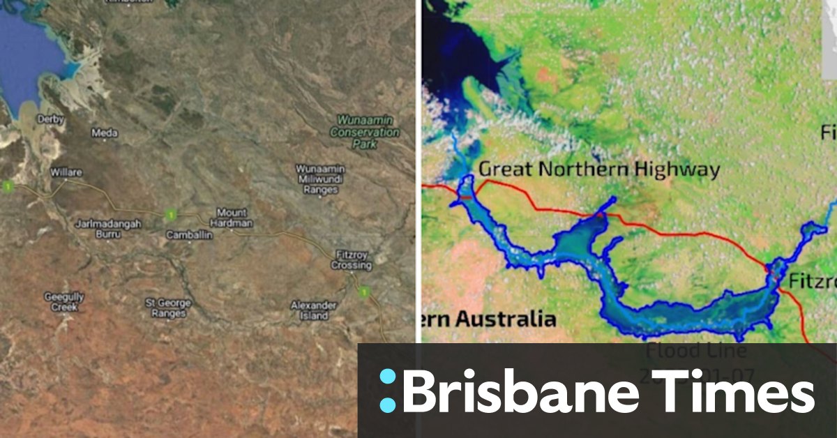 WA floods: Kimberley floods extent revealed by space satellite images - Vimarsana News