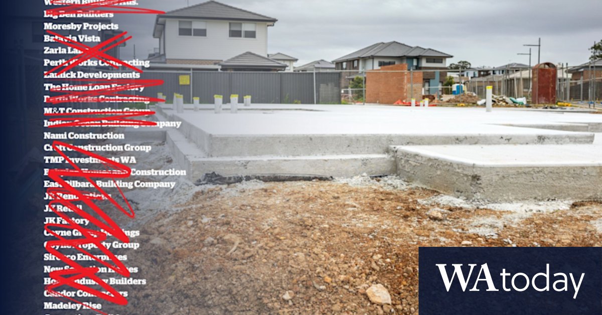 WA home building crisis: Battered builders 'running on vapour' - Vimarsana News