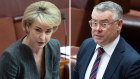 Opposition workplace spokeswoman Michaelia Cash and Workplace Minister Murray Watt.