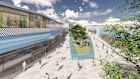 An artist render of the proposed Elite Park development at Melbourne Airport that Dexus has been promoting to boost the airport’s profits.