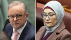 Anthony Albanese and Fatima Payman.