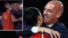 Spanish soccer boss Luis Rubiales caused an uproar after he kissed Jenni Hermoso during the World Cup victory celebrations.