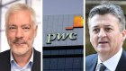Former PwC partners Wayne Plummer and Richard Gregg.