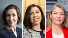 Ingrid Maes, CEO of W23 Global; Tammy Medard, managing director of ANZ’s Institutional in Australia and PNG; Alison Telfer, country head Australasia for UBS Asset Management.