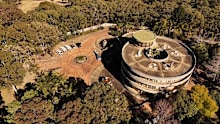 Police were called to the iconic “Mount Universe” property in Eschol Park on Wednesday after homeowners discovered the body with significant injuries.