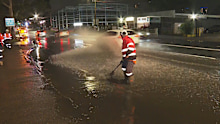SES crews across Sydney had a busy night after late showers.
