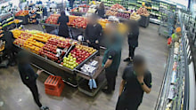 Footage shows at least a dozen people wearing Woolworths branded uniforms inspecting the shop at the Taylor Road IGA in Nedlands early last week.
