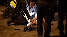 The 22-year-old jumped into the waterway while allegedly trying to escape questioning after a brawl in Adelaide’s CBD, only to realise he couldn’t swim.