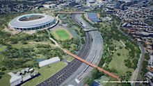 A new masterplan for Victoria Park reveals pedestrian bridges, wetlands and public spaces designed to become the Brisbane 2032 Olympic Games’ lasting legacy, but key costings remain unknown as public consultation begins.