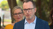 Greens leader David Shoebridge speaks after being announced as Larissa Waters’ replacement.