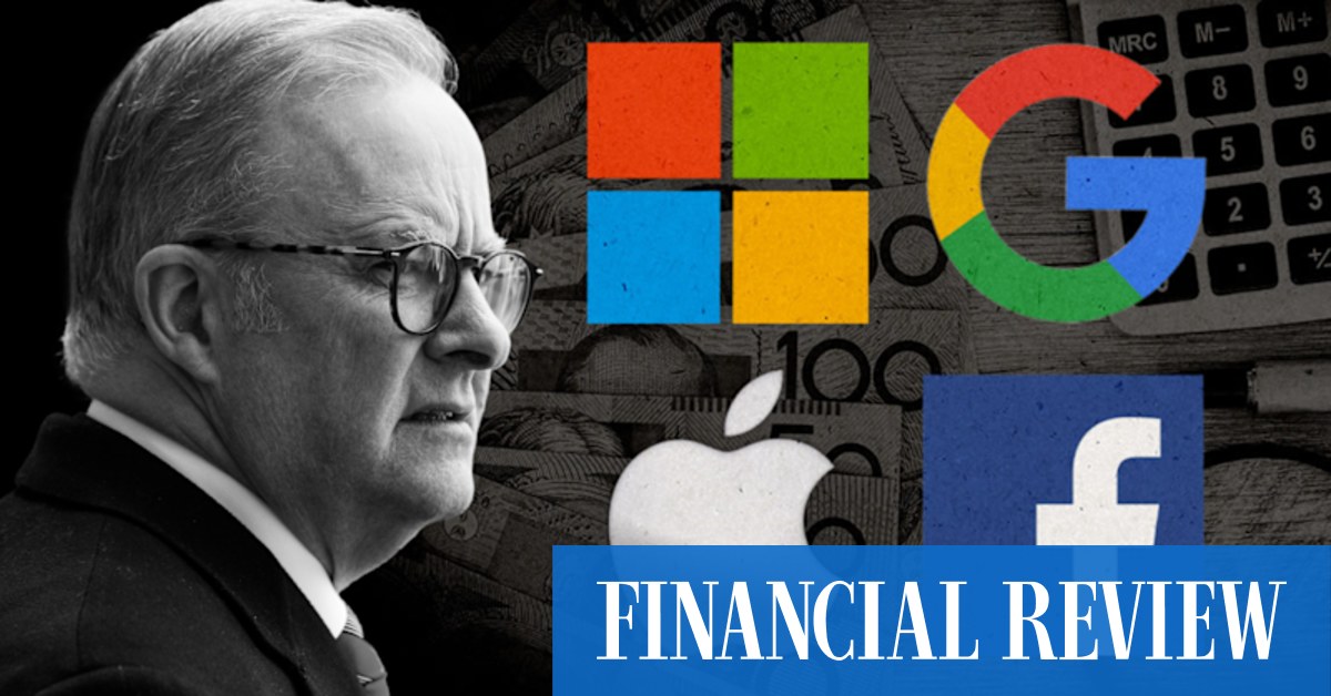 afr.com - Ronald Mizen - Labor finalises tech giant tax designed to force funding for news