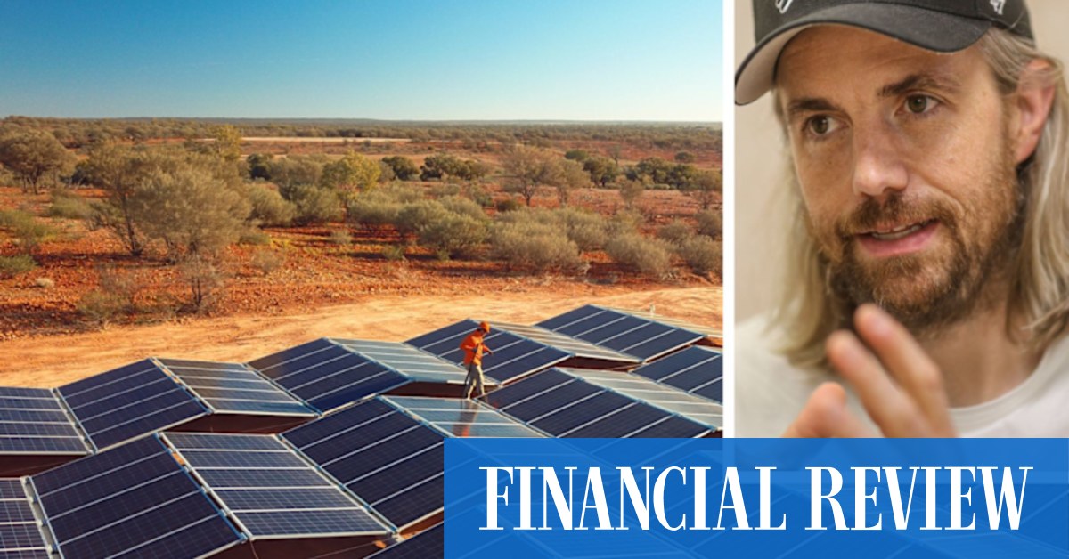 Sun Cable in revamp as Cannon-Brookes' Grok takes charge - Vimarsana News
