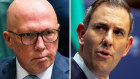 Opposition Leader Peter Dutton and Treasurer Jim Chalmers.