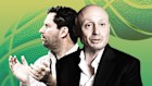 Jared Novelly and Larry Kestelman are battling over basketball.